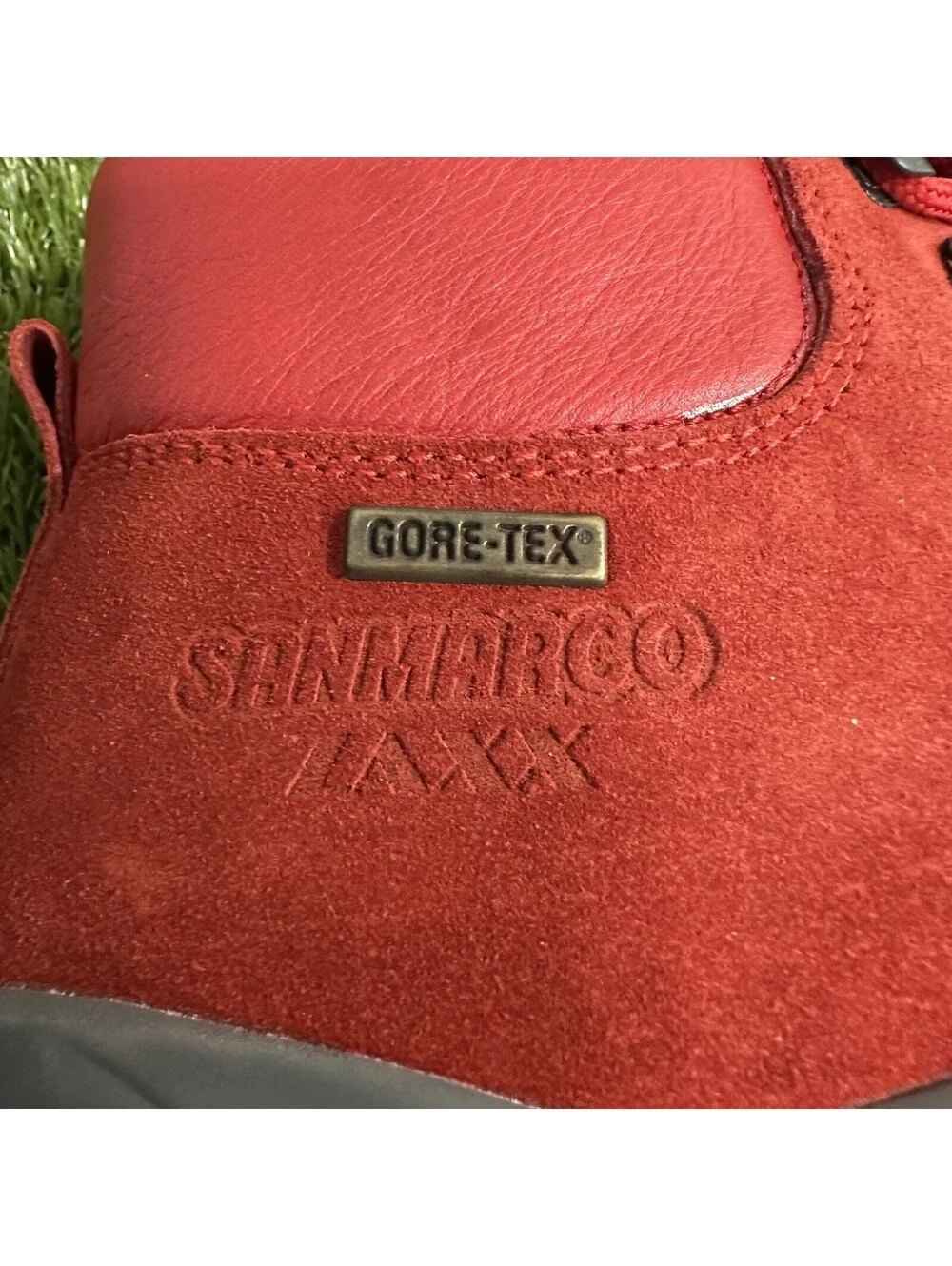 San Marco Laxx Red Nubuck Gore-Tex Hiking Boots Men’s Size 10.5